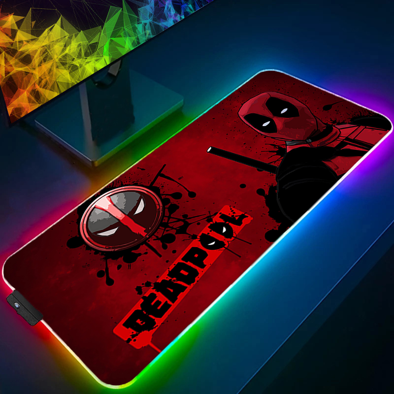 Gaming Accessories Desktop - LED tapis de souris jeu rétro-éclairage