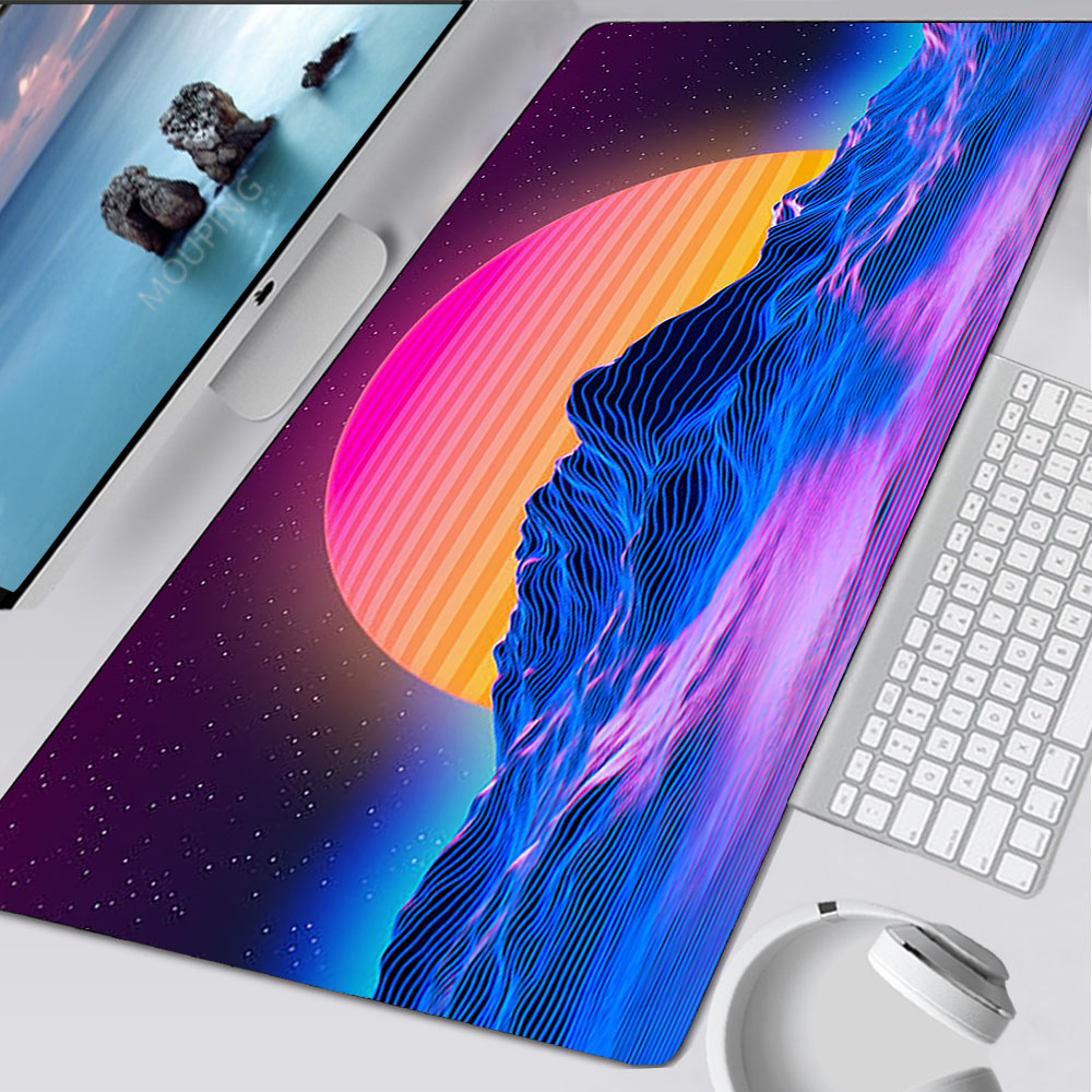 Gaming Accessories Table - Vaporwave tapis de souris Retrowave/synthwave 900x400