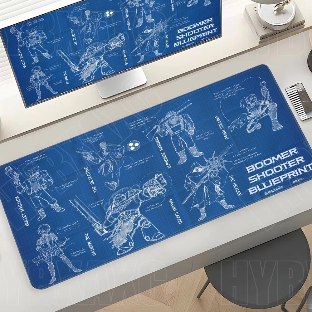 Grand tapis de souris noir pou - Gaming Accessories Drawing avis et prix