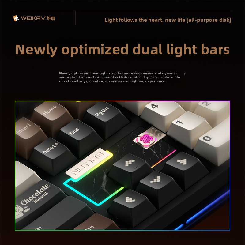 Clavier mécanique WEIKAV NUT10 - Gaming Accessories Kit avis et prix